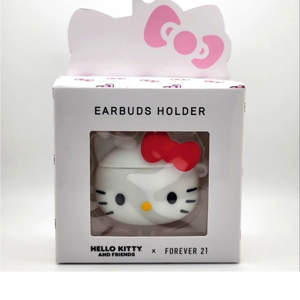 Hello Kitty White and Red Earbud Silicone Case NWT - Picture 2 of 8
